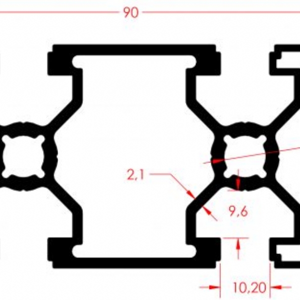 SIGMA PROFILE 45X90 K10 LIGHT