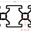 SIGMA PROFILE 40X80 K10 LIGHT