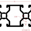 SIGMA PROFILE 45X90 K10 HEAVY