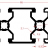 SIGMA PROFILE 45X90 K10 LIGHT